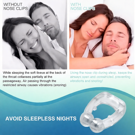 Comfort-Fit Nasal Dilator for Snoring Relief - Anti-Snore Clip & Breathing Solution