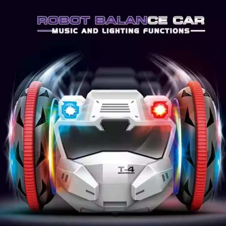 Ultimate RoboMax 360° Spinning & Balancing Action Toy Car