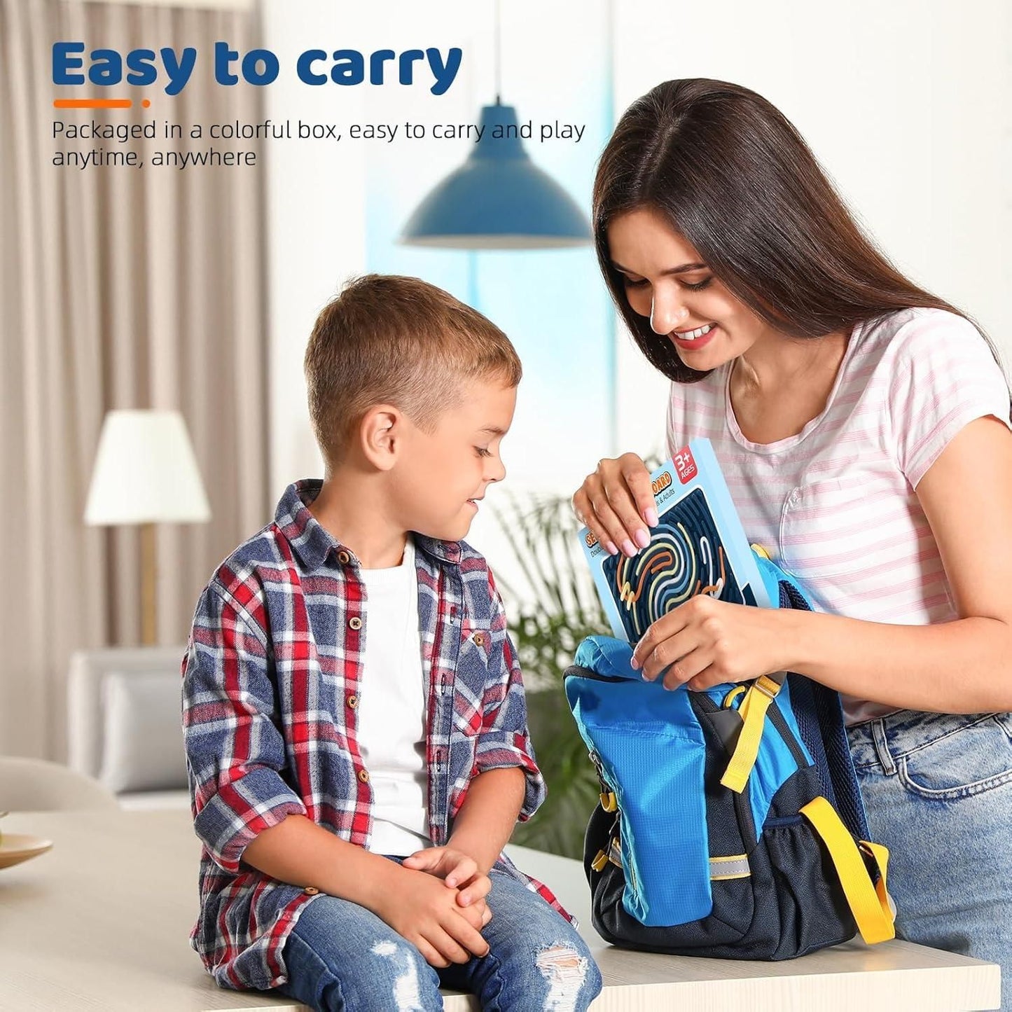 Busy Board Mat: Double-Sided Tactile Toy for Fine Motor Development & Calming