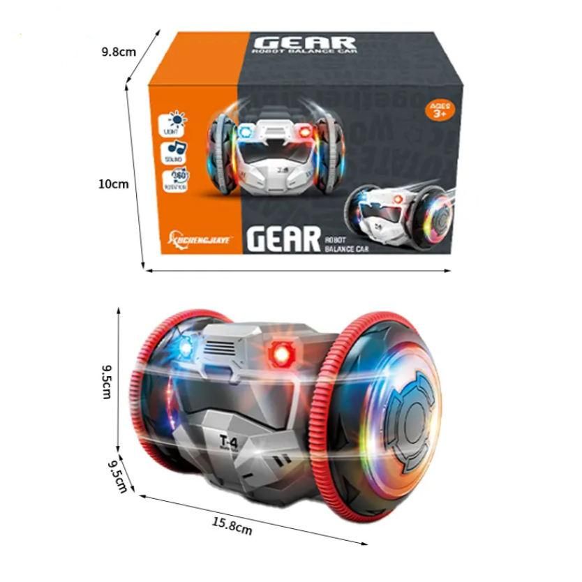 Ultimate RoboMax 360° Spinning & Balancing Action Toy Car